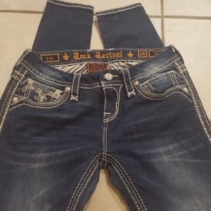 Rock revival skinny jeans size 28